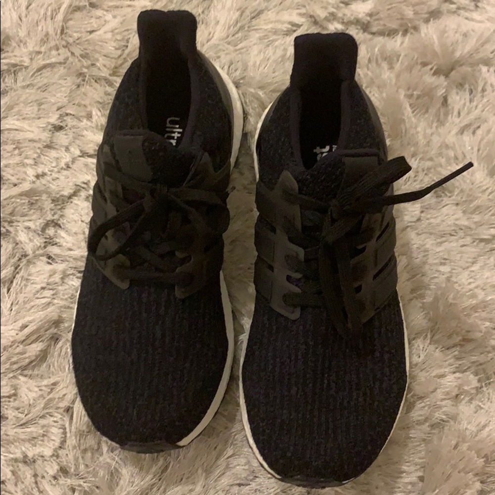 Black ultra boost adidas. Worn once!